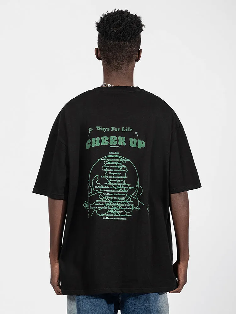 Men'S Oversize Cotton Tees sold by Oeyes product image thumbnail 2