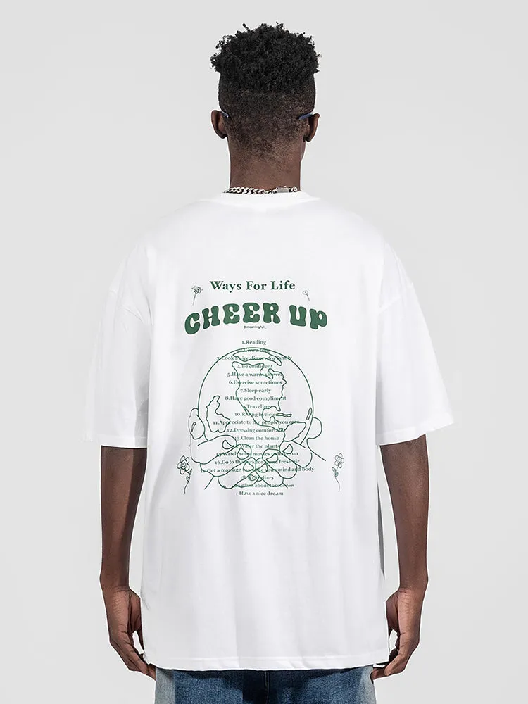 Men'S Oversize Cotton Tees sold by Oeyes product image thumbnail 3