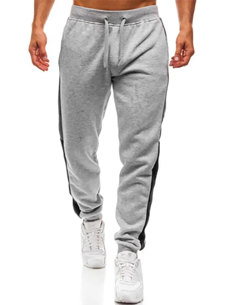 New Men'S Outdoor Sports Casual Pants Splicing Color Stripe Pants Youth Fitness Pants sold by Oeyes product image thumbnail 2