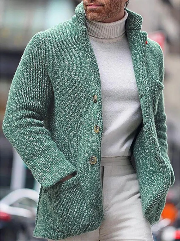 Single-Breasted Pockets Cardigan Sweaters sold by Oeyes product image thumbnail 4