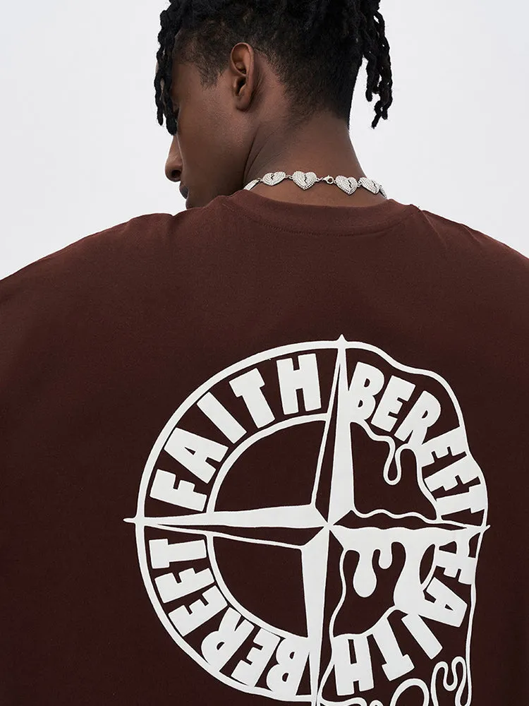 Casual Foam Letter Print T-Shirt sold by Oeyes product image thumbnail 2