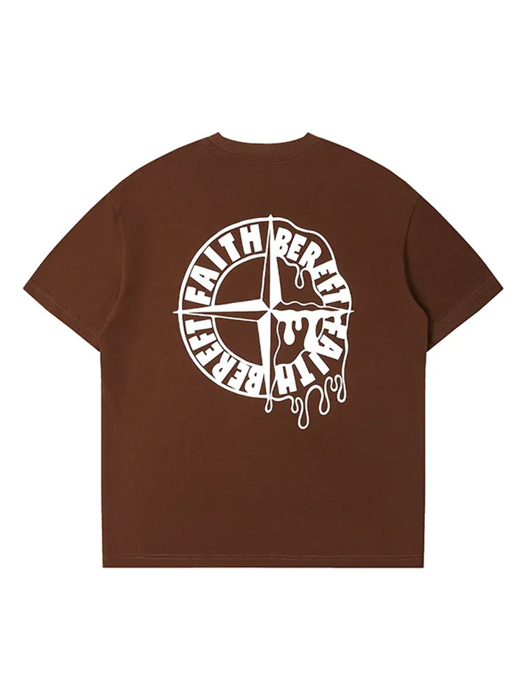 Casual Foam Letter Print T-Shirt sold by Oeyes product image thumbnail 5