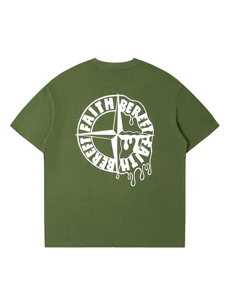 Casual Foam Letter Print T-Shirt sold by Oeyes product image thumbnail 4