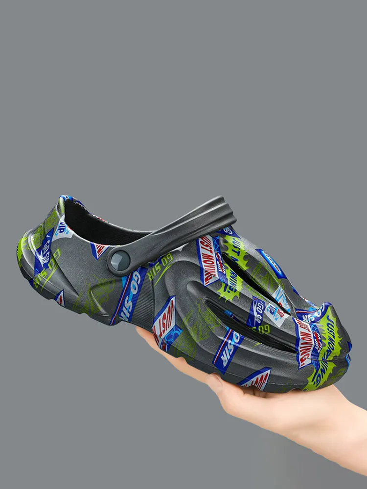 Just Morning Men'S Scribble Sandals sold by Oeyes product image thumbnail 4