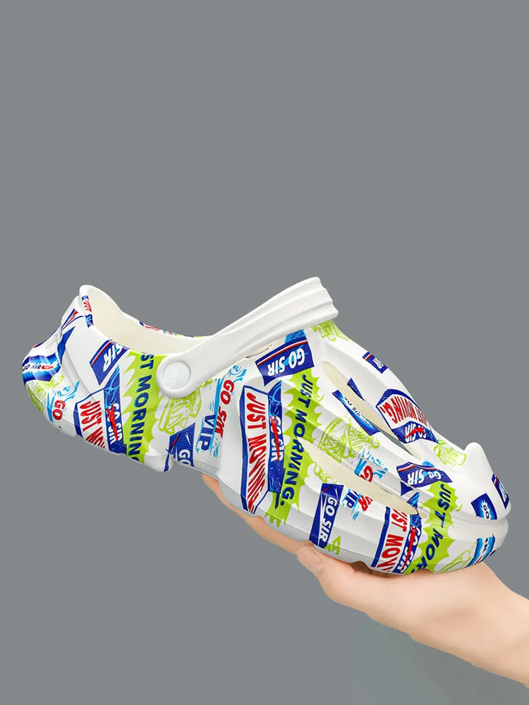 Just Morning Men'S Scribble Sandals sold by Oeyes product image thumbnail 3