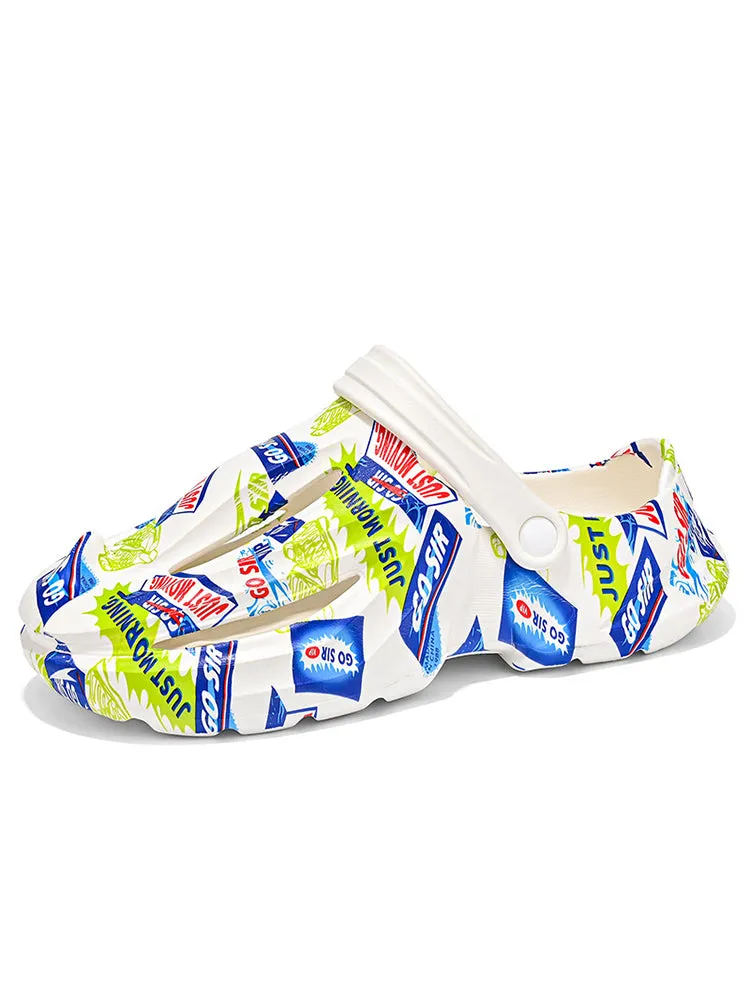 Just Morning Men'S Scribble Sandals sold by Oeyes