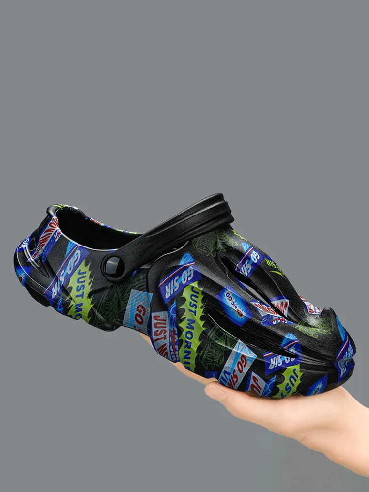 Just Morning Men'S Scribble Sandals sold by Oeyes product image thumbnail 2