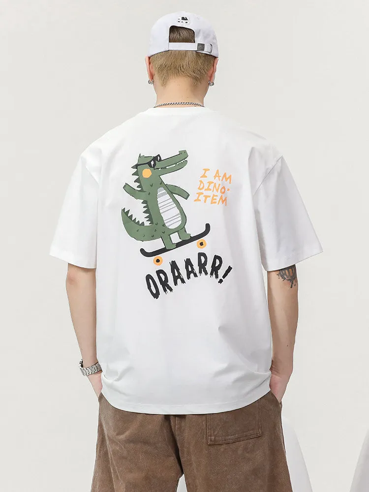 Sunsetserenade Men'S Tropical Crocodilet Tee sold by Oeyes product image thumbnail 2