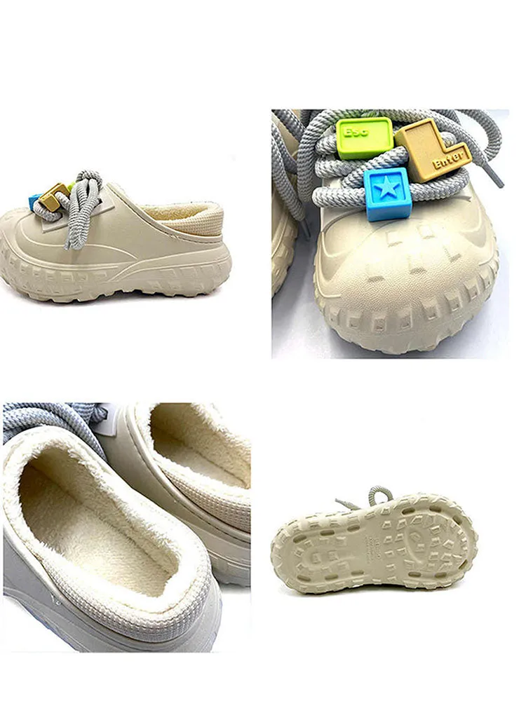 Fashion Thick Bottom Heightening Cotton Slippers sold by Oeyes product image thumbnail 2