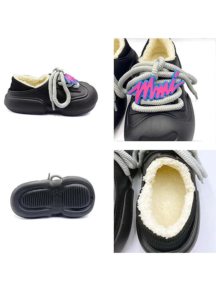Thick Bottom Lightweight Padded Warm Cotton Slippers sold by Oeyes product image thumbnail 3