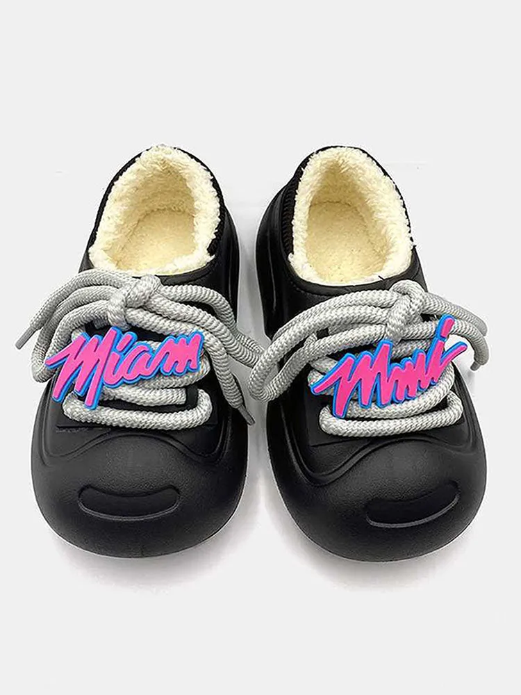 Thick Bottom Lightweight Padded Warm Cotton Slippers sold by Oeyes product image thumbnail 2