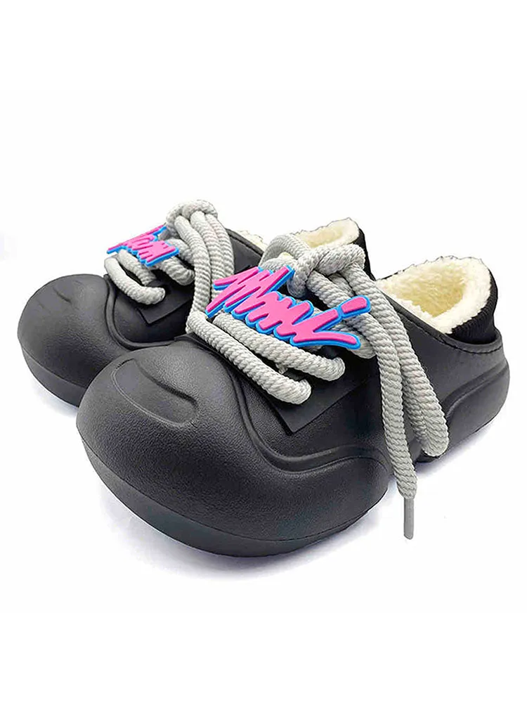 Thick Bottom Lightweight Padded Warm Cotton Slippers sold by Oeyes