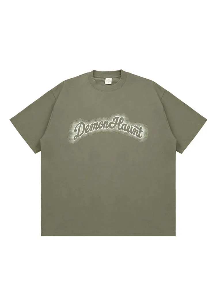 Casual Letter Print T-Shirt sold by Oeyes product image thumbnail 5