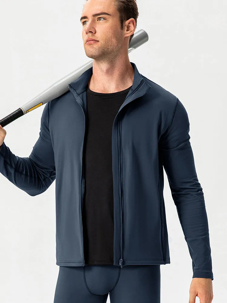 Padded Sports Jacket Warm Slim Zip Training Running Tops Outdoor Gym Wear sold by Oeyes product image thumbnail 4