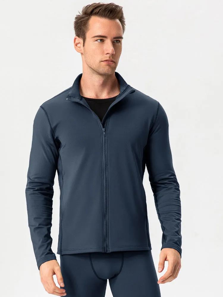 Padded Sports Jacket Warm Slim Zip Training Running Tops Outdoor Gym Wear sold by Oeyes product image thumbnail 3