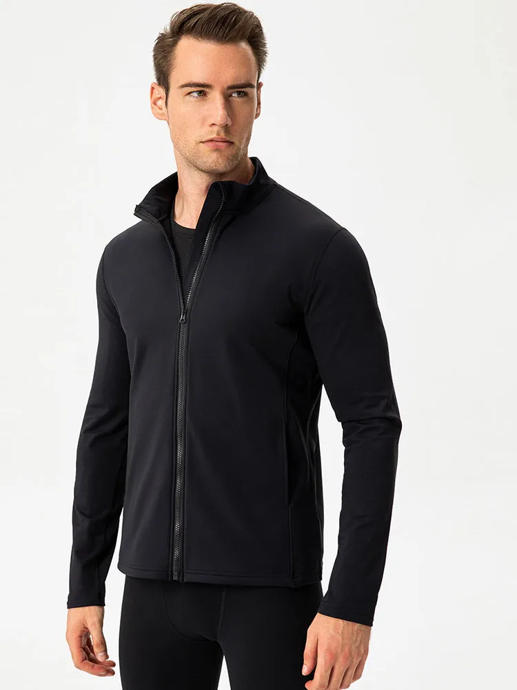 Padded Sports Jacket Warm Slim Zip Training Running Tops Outdoor Gym Wear sold by Oeyes product image thumbnail 2