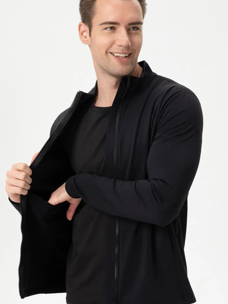 Padded Sports Jacket Warm Slim Zip Training Running Tops Outdoor Gym Wear sold by Oeyes product image thumbnail 5