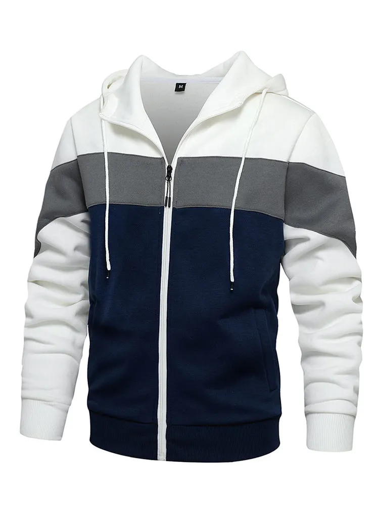 Men'S Color Matching Casual Coat sold by Oeyes product image thumbnail 2