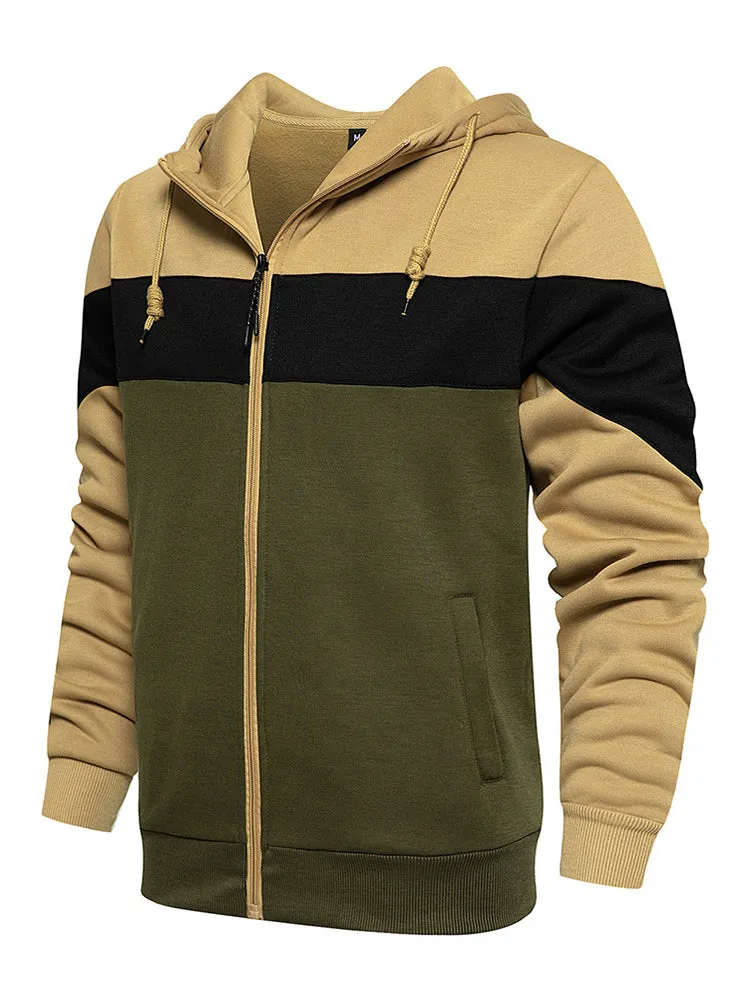 Men'S Color Matching Casual Coat sold by Oeyes