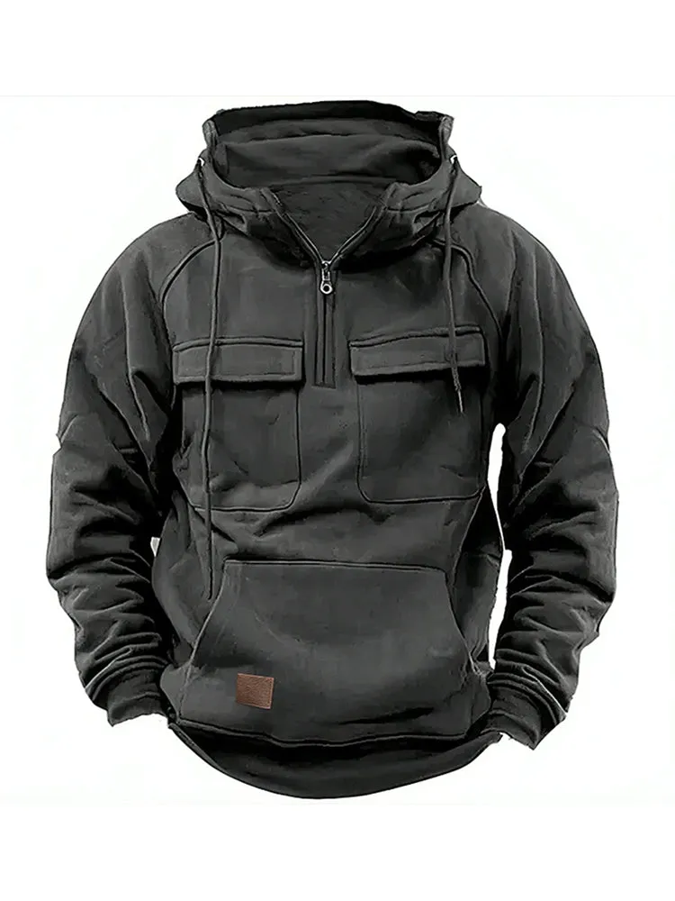 Retro Loose Long Sleeve Hoodie sold by Oeyes