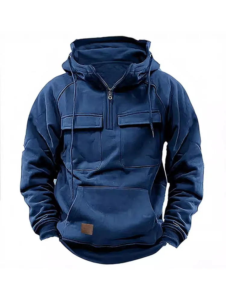 Retro Loose Long Sleeve Hoodie sold by Oeyes product image thumbnail 5