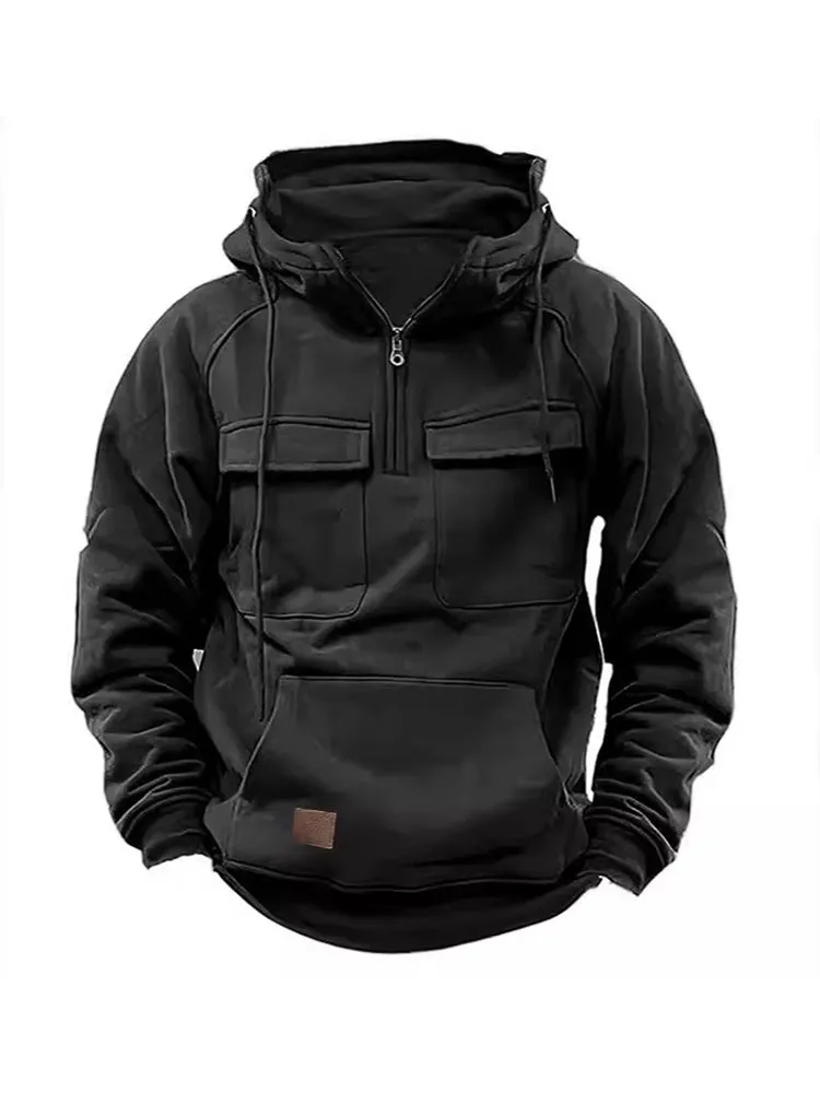 Retro Loose Long Sleeve Hoodie sold by Oeyes product image thumbnail 2
