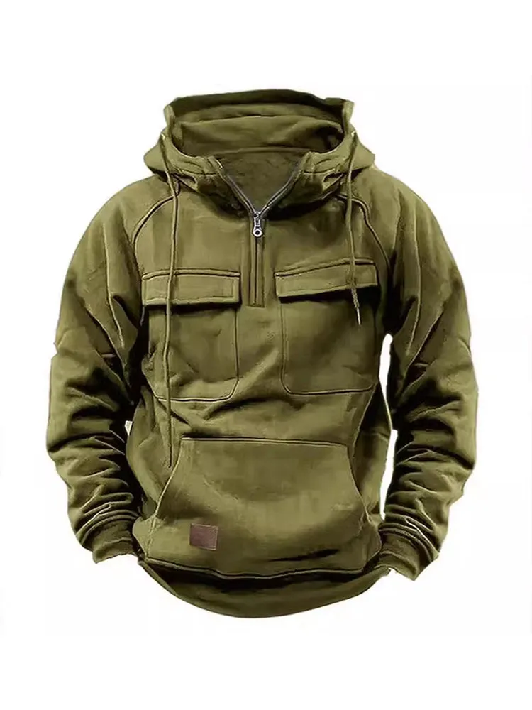 Retro Loose Long Sleeve Hoodie sold by Oeyes product image thumbnail 4