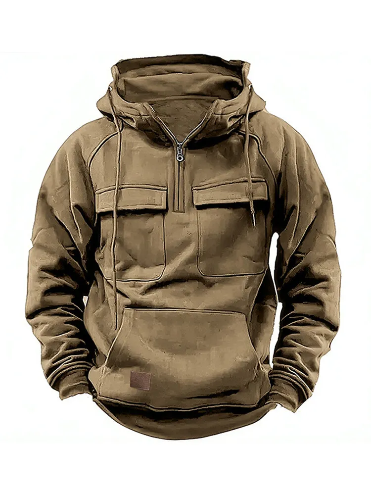 Retro Loose Long Sleeve Hoodie sold by Oeyes product image thumbnail 3