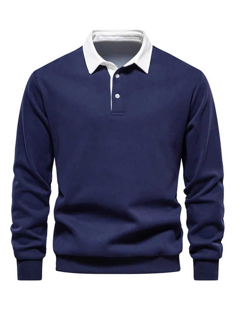 Men's Lapel Casual Hoodie sold by Oeyes product image thumbnail 3