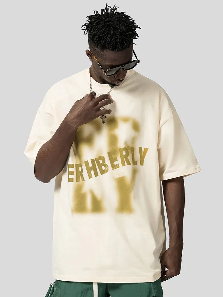 Men'S Dropped Sleeve Loose T-Shirts sold by Oeyes