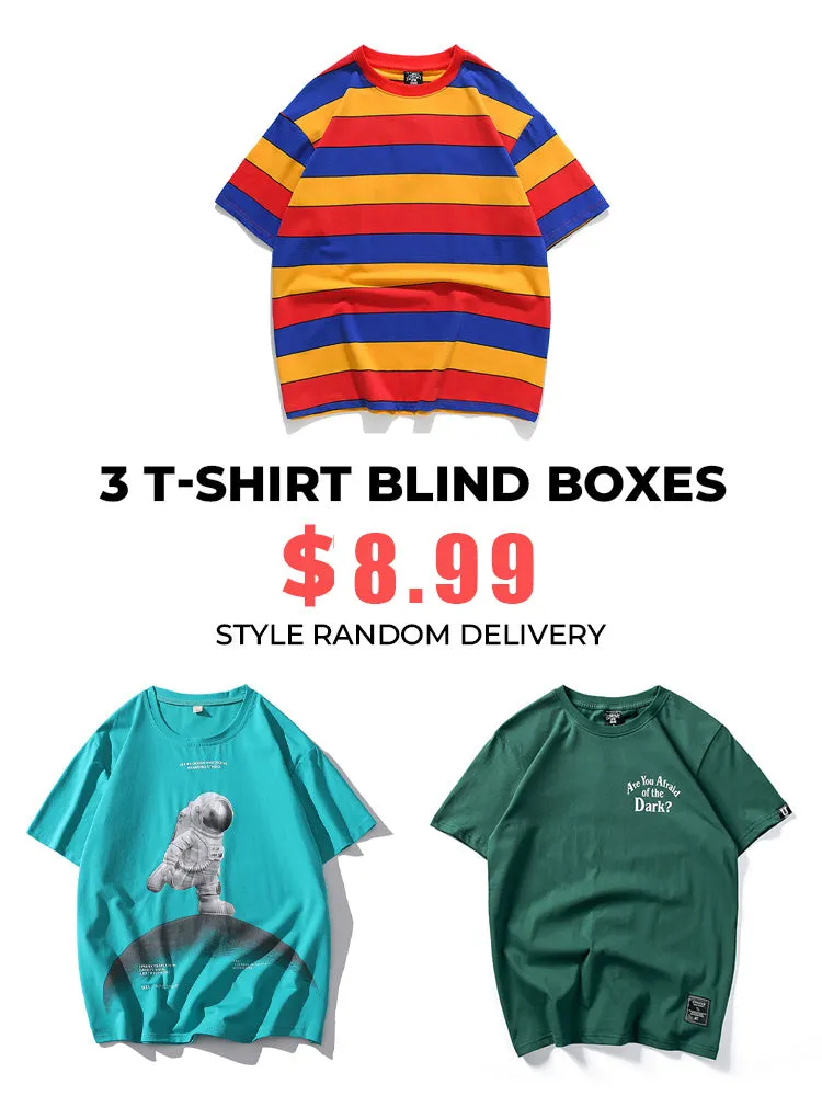 The blind box contains 3 T-shirts (random styles) sold by Oeyes product image thumbnail 3