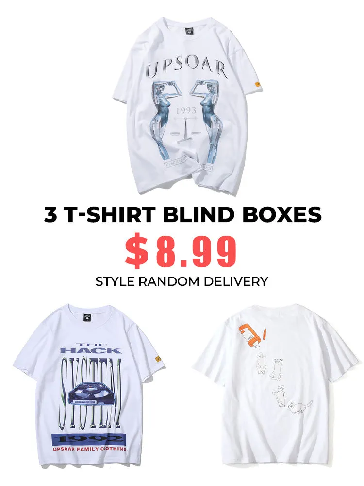 The blind box contains 3 T-shirts (random styles) sold by Oeyes product image thumbnail 5
