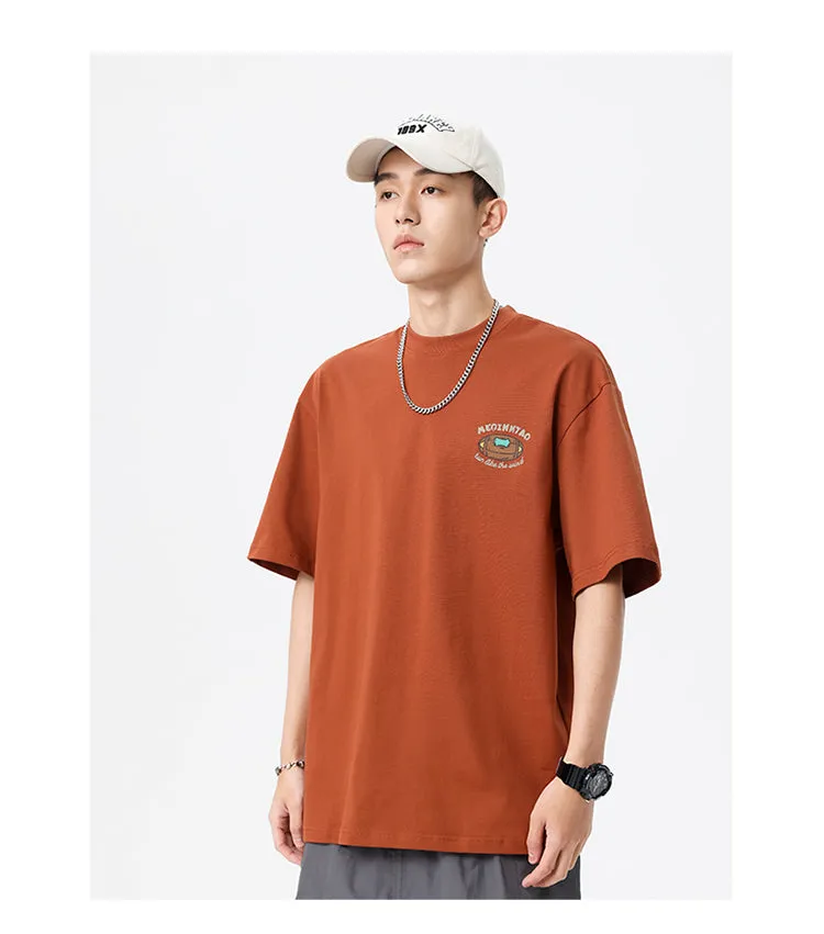 Men's Back Printed Monogram T-Shirt sold by Oeyes product image thumbnail 5