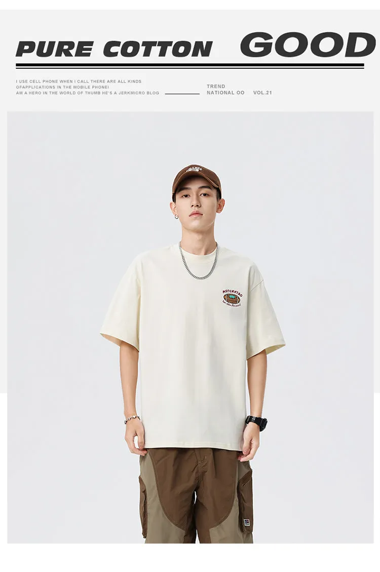 Men's Back Printed Monogram T-Shirt sold by Oeyes