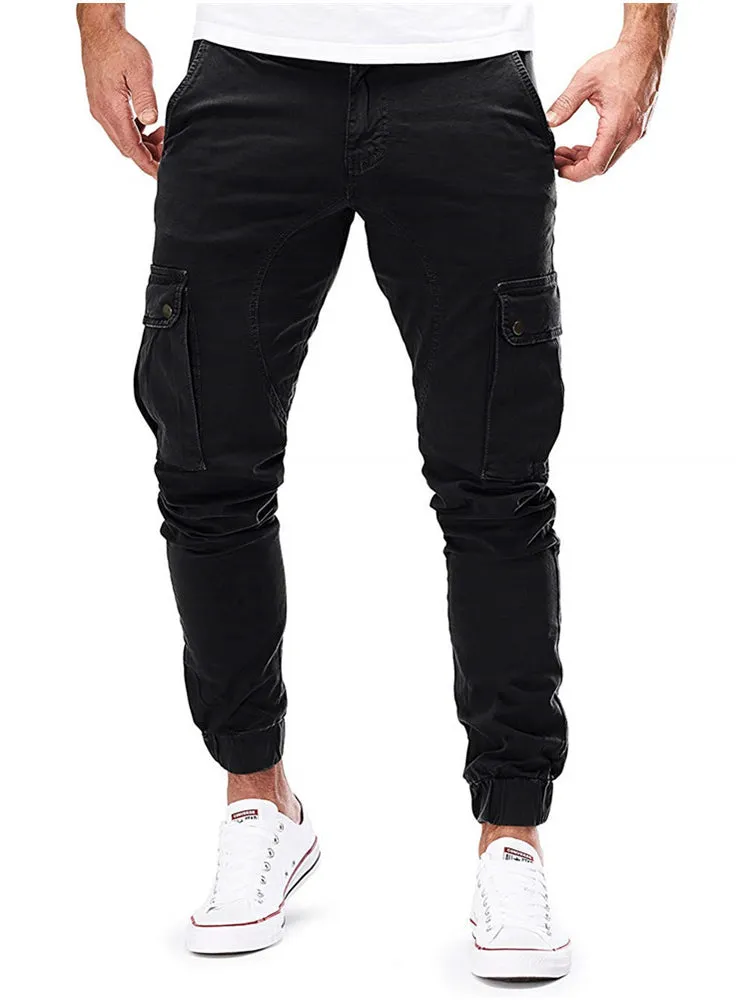 New Men'S Woven Casual Workwear Trousers sold by Oeyes product image thumbnail 4