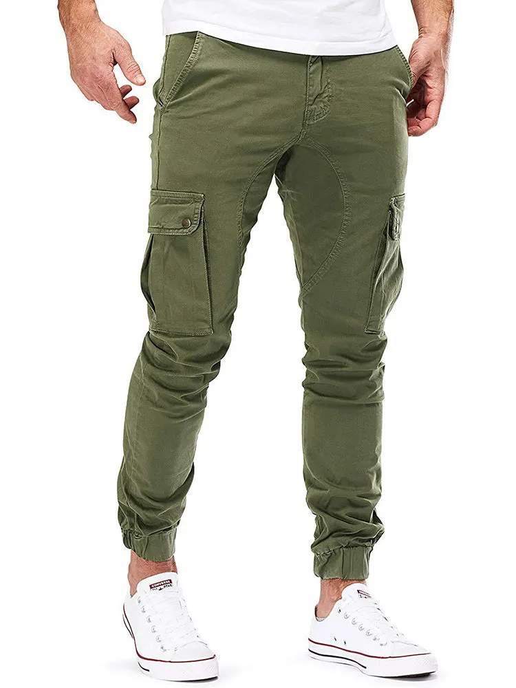 New Men'S Woven Casual Workwear Trousers sold by Oeyes