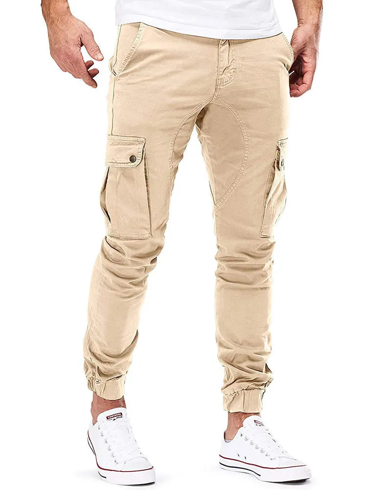 New Men'S Woven Casual Workwear Trousers sold by Oeyes product image thumbnail 3