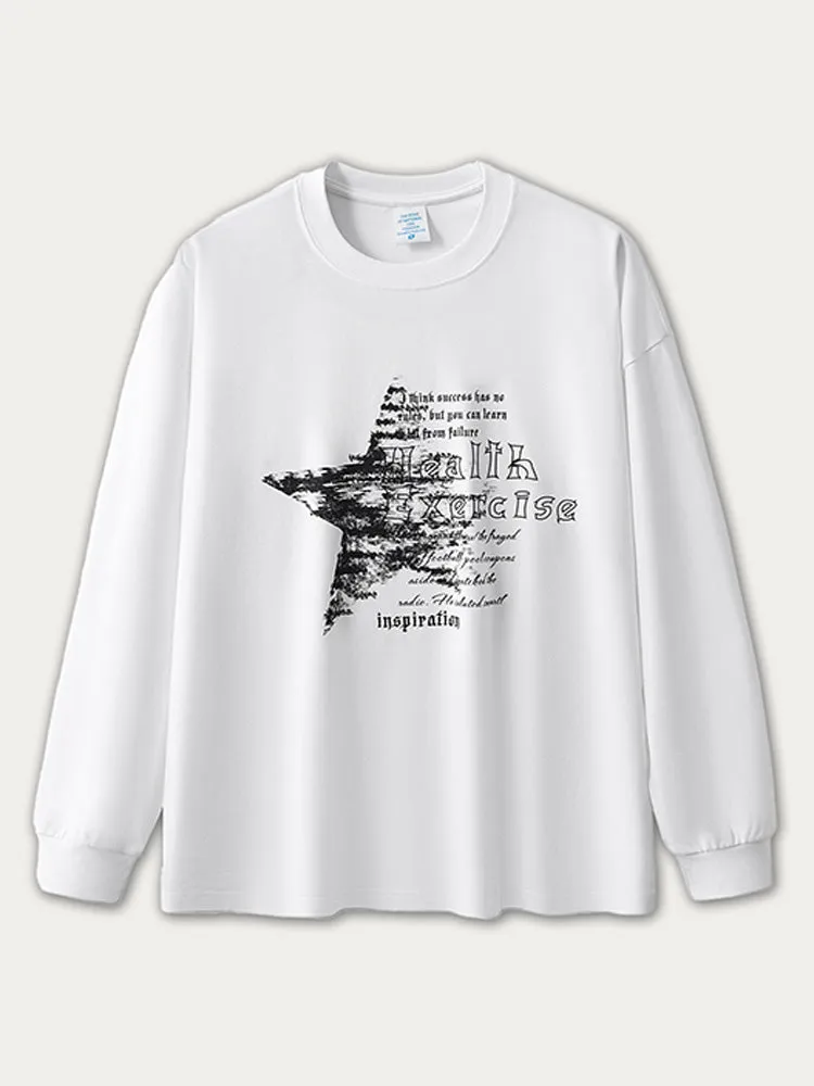 Casual Star Print Hoodie sold by Oeyes product image thumbnail 2