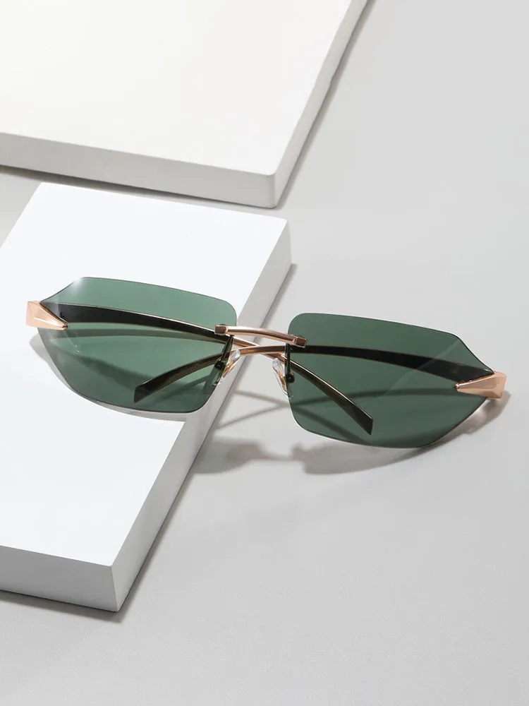 Frameless Square Sunglasses sold by Oeyes product image thumbnail 2
