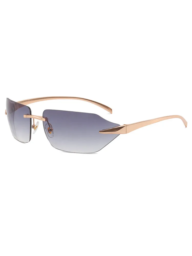 Frameless Square Sunglasses sold by Oeyes product image thumbnail 4