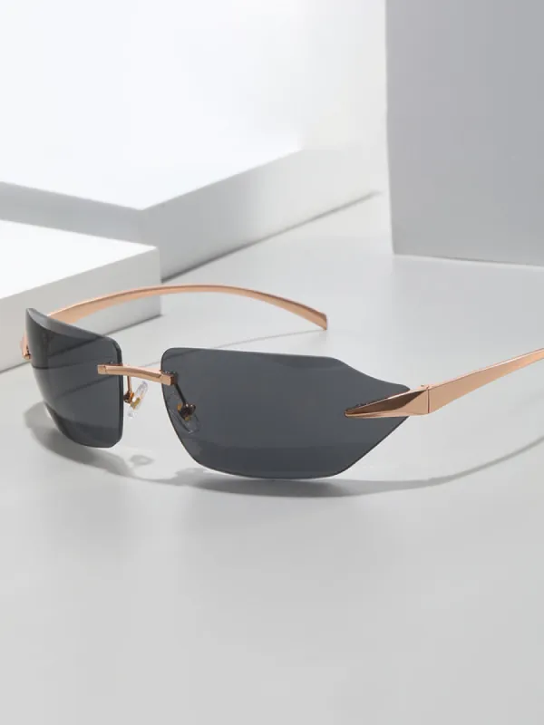Frameless Square Sunglasses sold by Oeyes