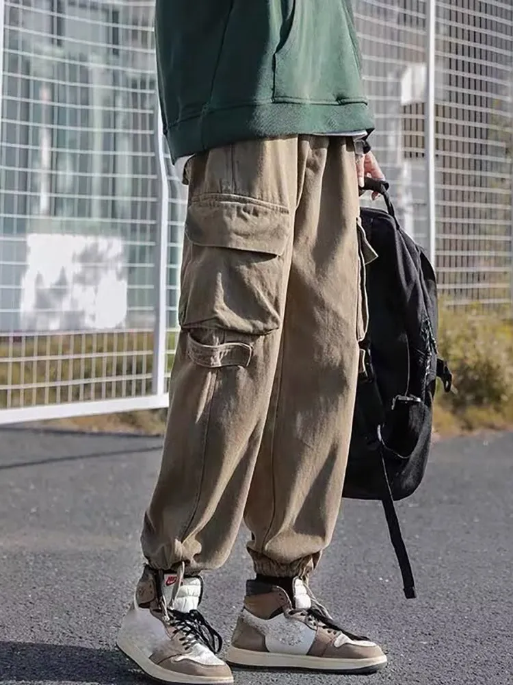 Men'S Retro Cargo Pants sold by Oeyes product image thumbnail 4