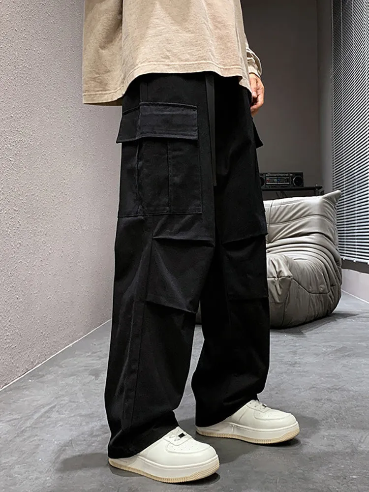Loose-Fitting Multi-Pocket Cargo Pants sold by Oeyes product image thumbnail 2