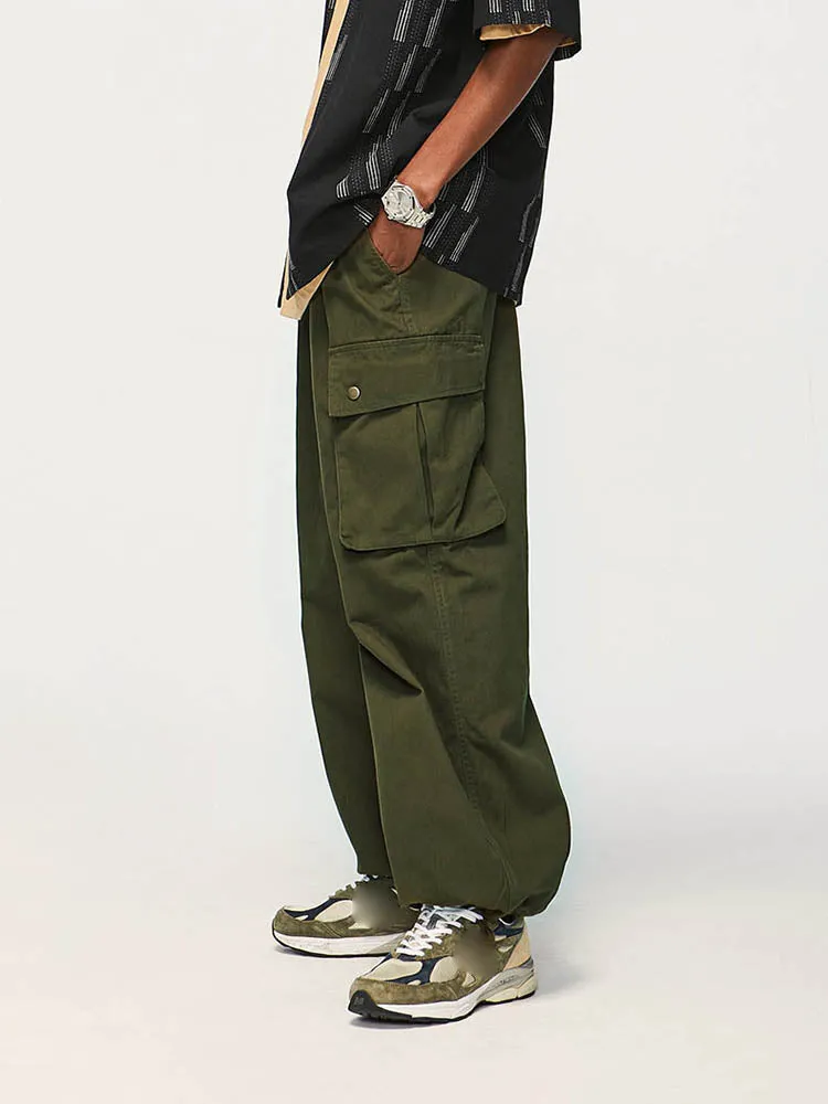 Unisex Loose Paratrooper Cargo Pants sold by Oeyes
