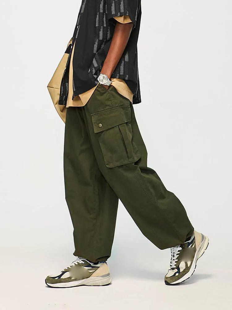 Unisex Loose Paratrooper Cargo Pants sold by Oeyes product image thumbnail 3