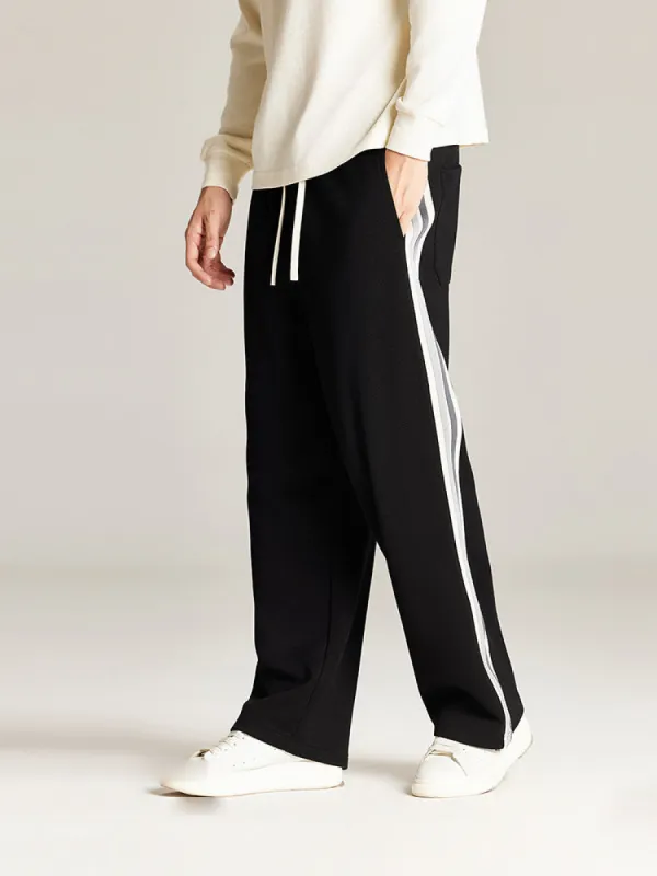 Men'S Straight Loose Casual Drawstring Pants sold by Oeyes