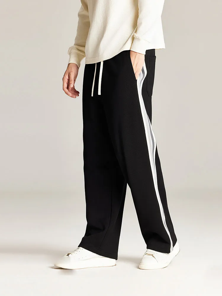 Men'S Straight Loose Casual Drawstring Pants sold by Oeyes