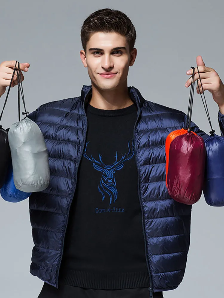 Light Solid Color Warm Down Coats sold by Oeyes