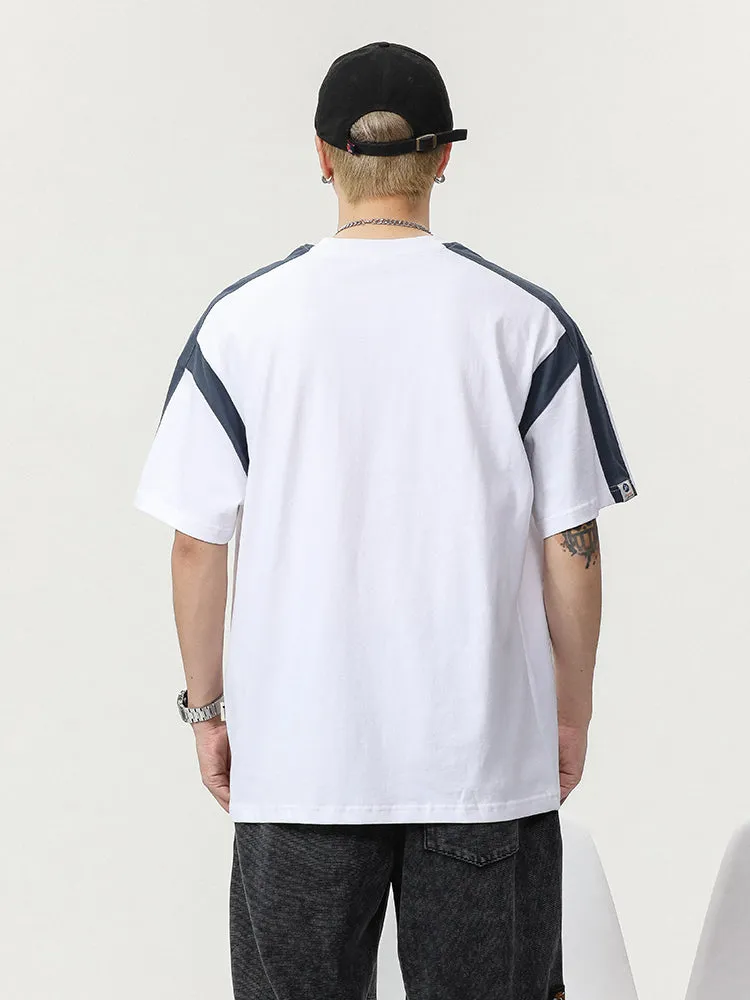 Sunriseshore Men'S Multicolored Patchwork Tee sold by Oeyes product image thumbnail 5