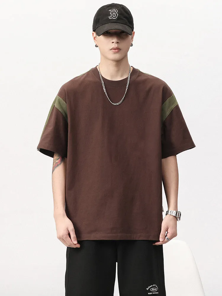 Sunriseshore Men'S Multicolored Patchwork Tee sold by Oeyes product image thumbnail 2